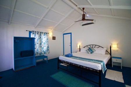 Private luxury sea facing cottages in Agonda beach- Bedroom 